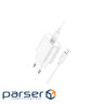 Зарядний пристрій HOCO C109A USB-C PD20W + cable USB-C to Lightning white (6942007656665)