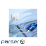 Зарядний пристрій HOCO C109A USB-C PD20W + cable USB-C to Lightning white (6942007656665)