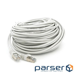Патч-корд литий MERLION, FTP, RJ45, Cat.5e, 30m, сірий, CCA, Q200 (PCM-CCA-5E / 30G)