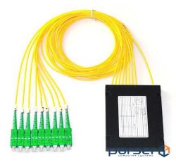 Optolink PLC (ABS) 1x16-SC / АPC optical adapter (PLC (ABS) 1x16-SC / АPC-2.0 mm-1.0 m (G.657A))