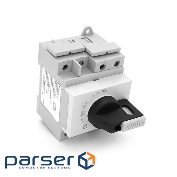 Поворотний вимикач зовнішнього монтажу HGN4-L1-16, DC1000V, 16A, 2P, Grey (YT-HGN4-L1-16) HGN4-L1-16, DC1000V, 16A, 2P, Grey (YT-HGN4-L1-16)