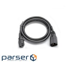 Power cord (C13-C14), 1.0mm2, 1.8m (PC6063A-1.8m)