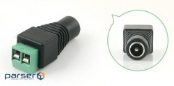 Роз&apos,єм для підключення живлення DC-F (D 5,5x2,1мм) з клемами під кабель Q100 (YT-DC-F)