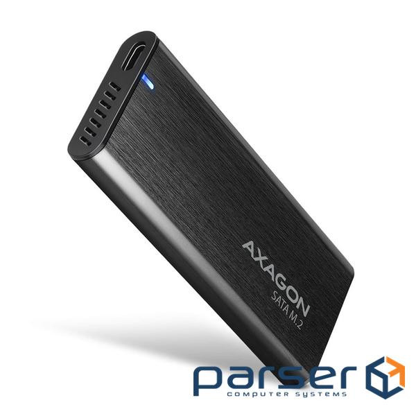 Зовнішній карман для накопичувачів AXAGON EEM2-SBC SuperSpeed+ USB-C - M.2 SATA SSD RAW box