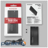 Зовнішній карман для накопичувачів AXAGON EEM2-SBC SuperSpeed+ USB-C - M.2 SATA SSD RAW box