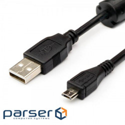 Дата кабель USB 2.0 AM to Micro 5P 0.8m Atcom (9174) (9174 black)