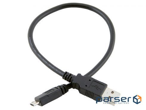 Дата кабель USB 2.0 AM to Micro 5P 0.8m Atcom (9174) (9174 black)