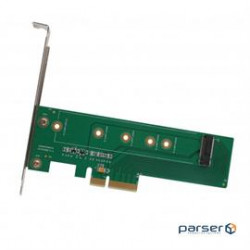 SYBA Accessory SI-PEX40110 M.2 PCI-e To PCI-e 3.0 x4 Card (M-Key or B+M key) Retail