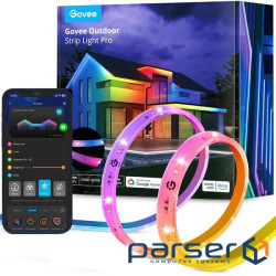 Стрічка світлодіодна розумна Govee H70A1 Phantasy Outdoor LED, 10м, RGBICWW, WI-FI/Blueto (H70A13D1) , RGBICWW, WI-FI/Blueto (H70A13D1)