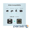 Кабель для принтера USB 2.0 AM/BM 1.0m US135 black Ugreen (20846) (90402020)