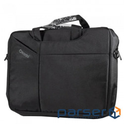Laptop bag 16'' Okade T50, Black, nylon, shoulder strap, metal zipper (T (T50.16BK)
