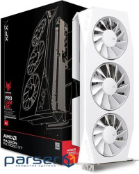 XFX Mercury AMD Radeon RX 9060XT OC White Gaming Edition with 16GB GDDR6 HDMI 2xDP, A (RX-96TMERCW9)