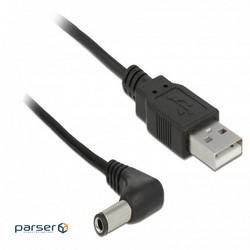 Device power cable Delock USB2.0 A-Jack DC M/M,5.5x2.5mm Power 1.5m 90ё Cu (70.08.5588-1)