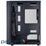 Корпус 1stPlayer FD3-M-BK-4F7 Black без БП