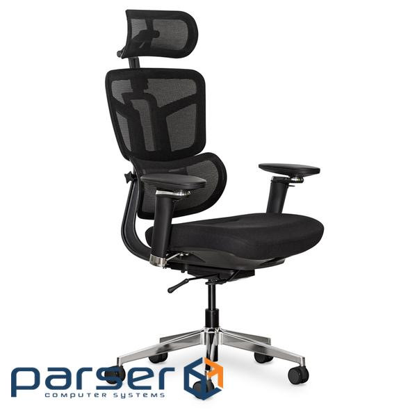 Офісне крісло Mealux S4 Air Fabric Black (HF-S4 F/B)