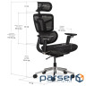 Офісне крісло Mealux S4 Air Fabric Black (HF-S4 F/B)