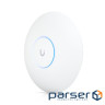 Ubiquiti U7-Pro-Max Ceiling-mounted WiFi 7 AP with 8 spatial streams, 6 GHz support, and a dedicated