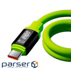 Кабель Type-C to Type-C (male to male), Підтримка SCP, QC3.0, PD до 240Вт, 480M (YT-TC-TC240-G-0,3m)