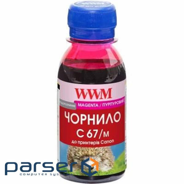 Чорнило WWM Canon PFI-107 100г Magenta PFI-107M (C67/M-2)
