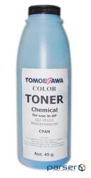 Toner HP CLJ CP1215/M252/277/451/475 Chemical (45г) Cyan Tomoegawa (THP1215C45)