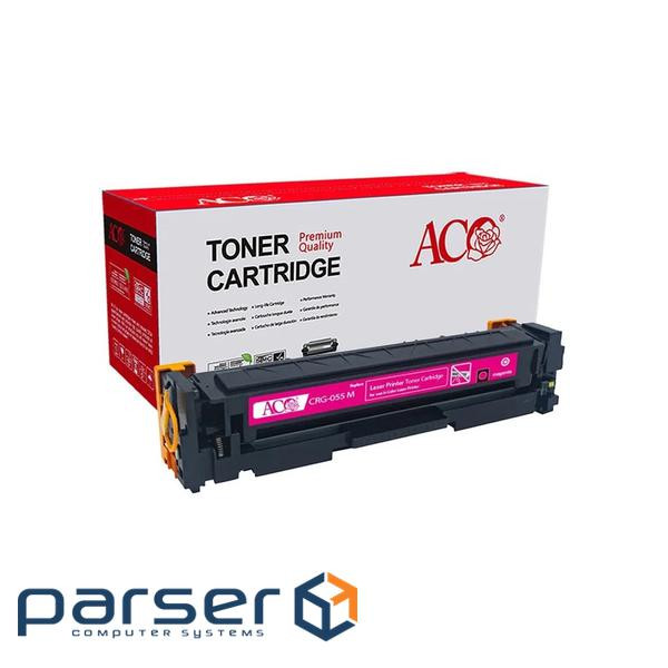 Картридж ACO Canon 055H Magenta, without chip (ACO-CRG-055HMNC)