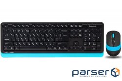 Kit keyboard + mouse A4TECH Fstyler FG1010 Blue (FG1010 (Blue))
