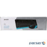 Комплект клавіатура + миша A4TECH Fstyler FG1010 Blue (FG1010 (Blue))