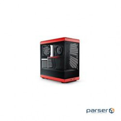 HYTE Case CS-HYTE-Y40-BRY40 Red Mid tower ATX Retail