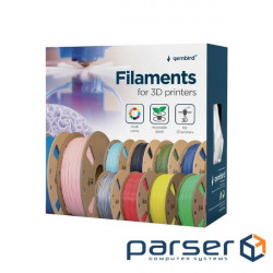 Filament for 3D printer, PLA Flexible, flexible, 1.75 mm, white (3DP-PLA-FL-01-W)