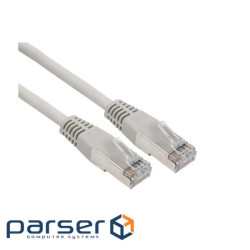 Патч-корд RJ45, SFTP 6A, 5.0m,27AWG, CU, LSZH, сві тло-сірий KINGDA KD-PASFT9500GY-LSZH KINGDA KD-PASFT9500GY-LSZH