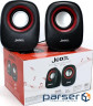Колонки 2.0 JEDEL JD-M600 (Q-106) USB+3.5mm, 2x3W, 90Hz-20KHz, з регулятором гучності Black/Orang
