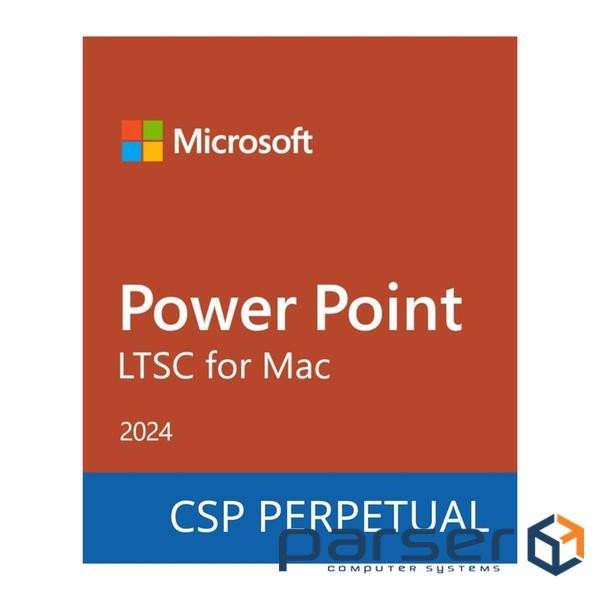 Офісний додаток Microsoft PowerPoint LTSC for Mac 2024 Commercial Software, P (DG7GMGF0PN46_0002)