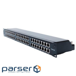 Патч-панель 19 1U STP 48xRJ-45 Dual IDC type, кат . 5e, LW (LW-PP6A-10-C5E)