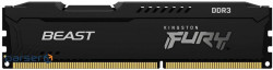 Модуль пам'яті KINGSTON FURY Beast Black DDR3 1866MHz 16GB Kit 2x8GB (KF318C10BBK2/16)