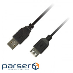 Date cable USB 2.0 AM/AF 1.8m Piko (1283126474125)