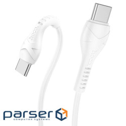 Кабель Hoco X37, Type-C-Type-C, 60W, White, довжина 1м , BOX (Hoco X37TT)