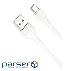 Дата кабель USB 2.0 AM to USB-C 2.0m 2.1A XO (CB-200UC)