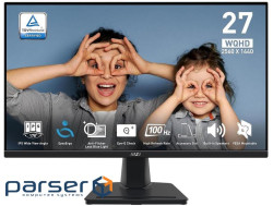 Монітор MSI 27 PRO MP275Q 2xHDMI, DP, MM, IPS, 2560x1440, 100Hz, 1ms, sRGB 100%, Ad (9S6-3PC3CM-080)