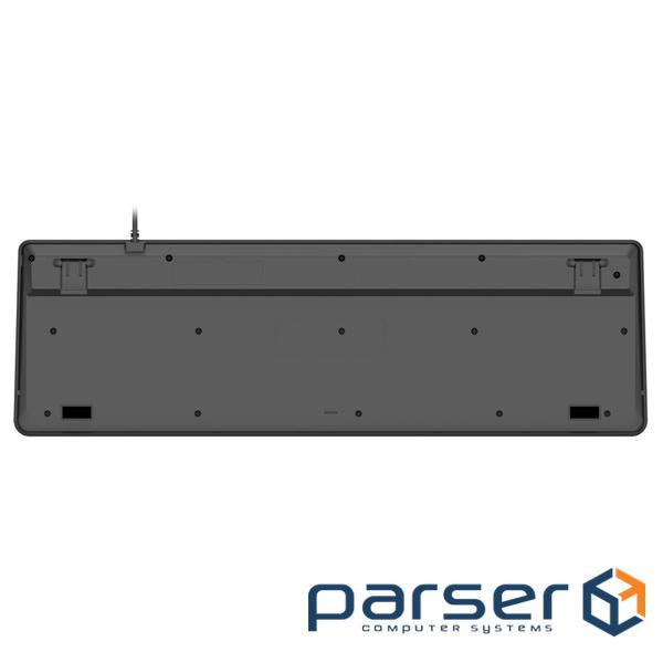 Клавіатура мембранна 2E KS405 104key, USB-A, EN/UK, чорний (2E-KS405UBK UA)