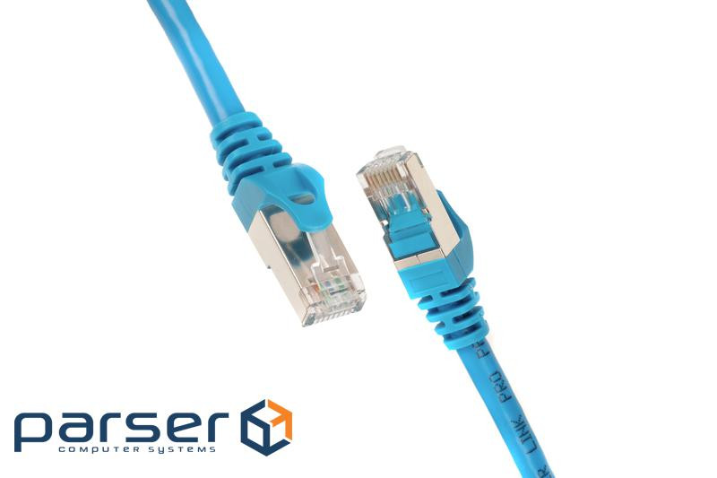 Патч-корд 2E Cat 6, S-FTP екран обплетена фольга, RJ45, 4Х 2 27AWG ,7/0.14 Cu, 1 (2E-PC6SFTPCOP-100BL)