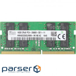 Memory module HYNIX SO-DIMM DDR4 2666MHz 16GB (HMA82GS6DJR8N-VK)