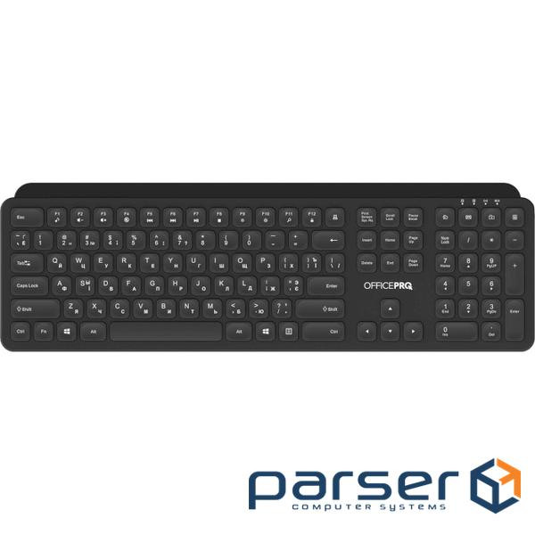 Клавіатура OfficePro SK680 Wireless Black