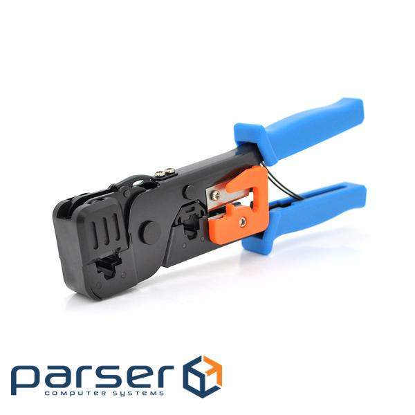 Інструмент Merlion 268E (MLT-1) для обжимки RJ-45 (8P8C) та RJ-12 / 11 (6P6C), Сині (YT-268E(MLT-1)) (YT-268E(MLT-1))