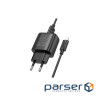 Зарядний пристрій HOCO C141A 2xUSB + cable USB to Lightning black (6942007627863)