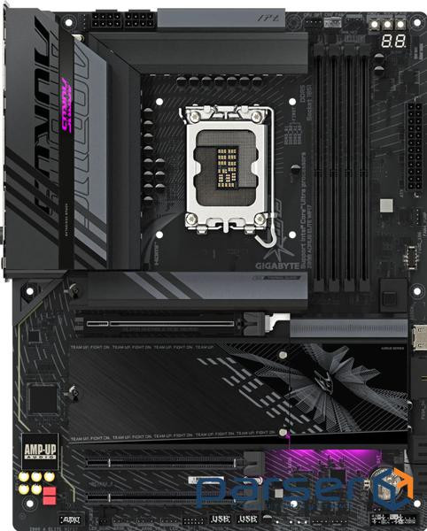 Mатеринська плата s1851 Intel Z890 HDMI/TB4(USB4-C ) 4xM.2 5GbE LAN AT (Z890 AORUS ELITE WIFI7 PLUS)