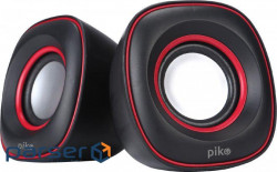 Акустична система Piko GS-202 USB Black-Red (1283126489457)