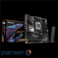 Материнська плата GIGABYTE X870M A ELITE WF7 sAM5 X870 4xDDR5 M.2 Wi-Fi BT HDMI DP mATX