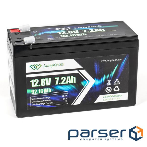 Батарея Longttech LAR1207-LT7-R26 LiFePo4 12.8В 7.2Аг/6.8Аг 