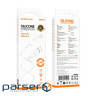 Дата кабель USB 2.0 AM to Lightning 1.0m Lenny silicone BX113 white BOROFONE (6941991115400)
