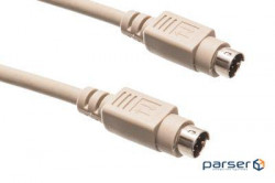 Keyboard-mouse cable PS2 M/M 2.0m, D=4.0mm, gray (84.00.7073-1)